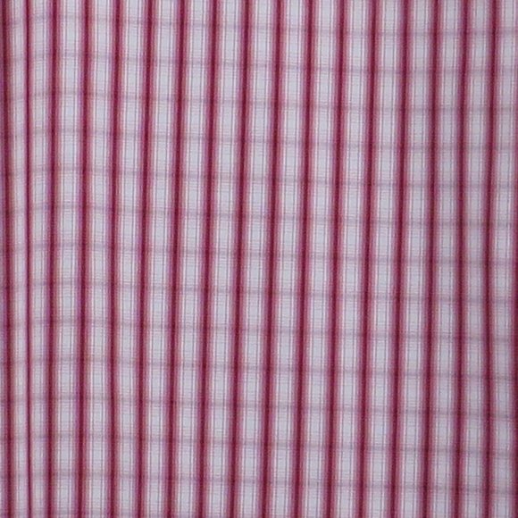 Perry Ellis* Men's Short Sleeve Button Down Curved Hem Sueded Plaid Shirt~ Large - Picture 12 of 12